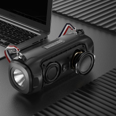 4W1 Brezžična povezava 5W Bluetooth 5.0 FM radio Solarna zelena svetilka