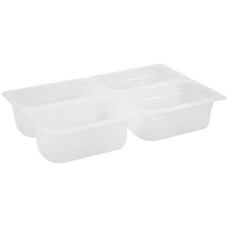 Conteneur gastronomique en polypropylène GN 1/4 hauteur 100 mm - Hendi 880326