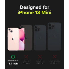 Oklopni poklopac kućišta s iPhoneom 13 mini fuzija X dizajnerska karata crna