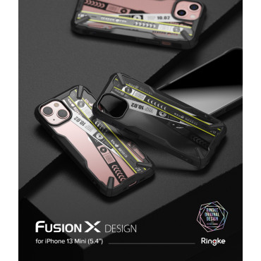 Pancéřový pouzdro s iPhone 13 Mini Fusion X Design Ticket Bape Black