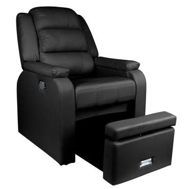 Fauteuil Spa pour Pédicure Hilton Noir