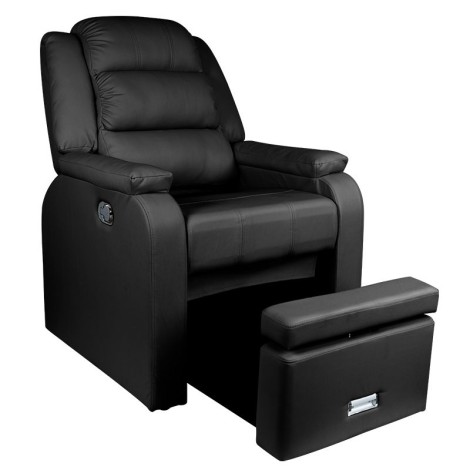 Fauteuil Spa pour Pédicure Hilton Noir