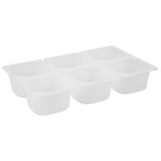 Contenedor gastronómico de polipropileno GN 1/6, 200 mm - Hendi 880401