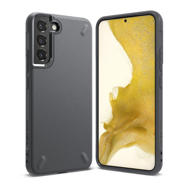 Caso elástico durável Galaxy S22 + Cobertura cinzenta Onyx