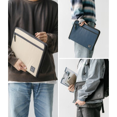Caso Sachet Bag Organizador para tablet laptop até 13 '' bolsa de zip inteligente bege