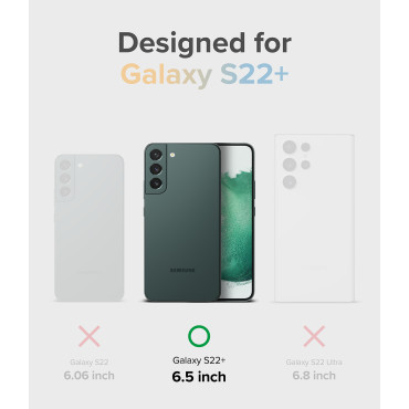 Oklepna torbica z gelom Galaxy S22 + Fusion Design cvetlični prozorni