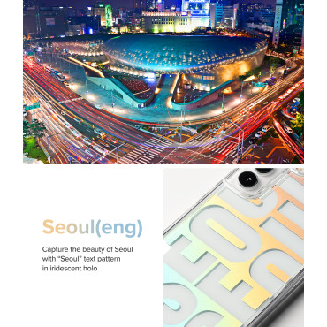 Obrnené puzdro s gélom Galaxy S22 + Fusion Design Soul transparentný