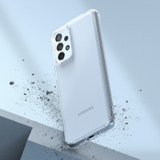 Bolsa de caso com gel Galaxy A73 fusão transparente fusão