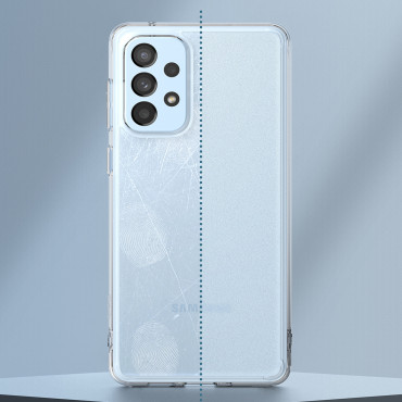 Torbica z gelom Galaxy A73 Fusion Matte Prosojen