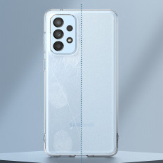 Torbica z gelom Galaxy A73 Fusion Matte Prosojen