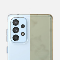 Bolsa de caso com gel Galaxy A73 fusão transparente fusão