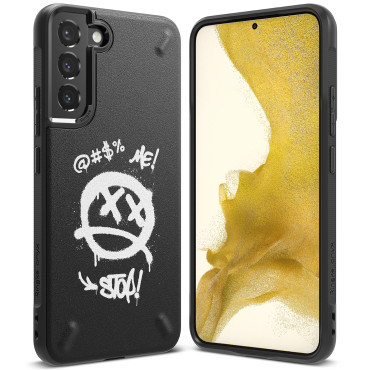 Ανθεκτική περίπτωση Galaxy S22 + Onyx Design Graffiti Black