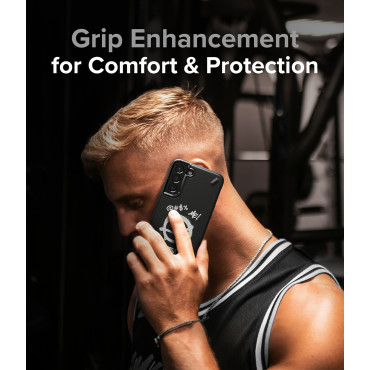 Caso durável Galaxy S22 Cover + Design de ônix x preto