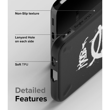 Odolný prípad Galaxy S22 + ONYX DESIGN GRIFFITI BLACK