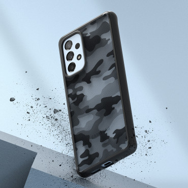 Fallskydd med gelgalax A73 Fusion Matte Black Frame