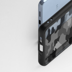 Kryt s gélom Galaxy A73 Fusion Matte Black Frame
