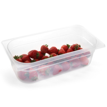 Catering container from polypropylene GN 1/9 height 100 mm - Hendi 880524