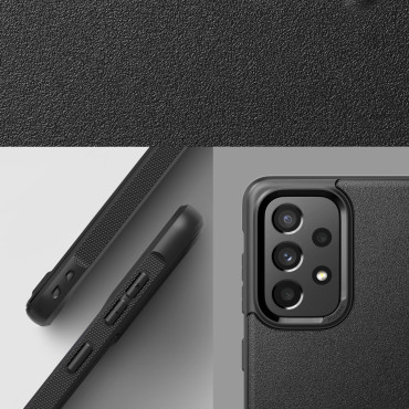Trajna in elastična torbica Galaxy A73 Onyx Cover Black