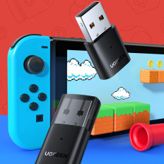 Bluetooth-sändaradapter för PlayStation Nintendo Switch Black Headphones