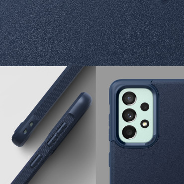 Trvanlivé a elastické puzdro Galaxy A73 Onyx Navy