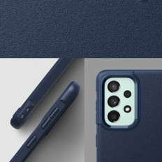 Cas durable et élastique Galaxy A73 Onyx Navy