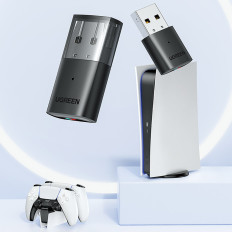 Bluetooth-sändaradapter för PlayStation Nintendo Switch Black Headphones