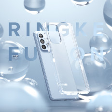 Case Cover ar gēla Galaxy A73 Fusion matēts melns rāmis