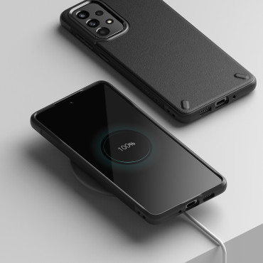 Trajna in elastična torbica Galaxy A73 Onyx Cover Black