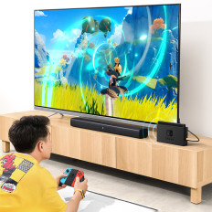 Bluetooth-zenderadapter voor PlayStation Nintendo Schakelaar Zwarte hoofdtelefoons