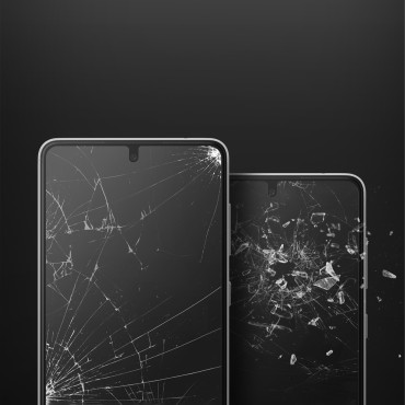 Rūdīts stikls A73 5g Invisible Defender ID Glass 2.5d 0.33mm