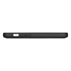 2in1 usnjeni pokrov z iPhone 14 Pro Anti-RFID olje Wax Denarnica Črna