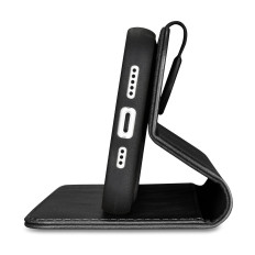 2in1 usnjeni pokrov z iPhone 14 plus anti-RFID oljna voska stena