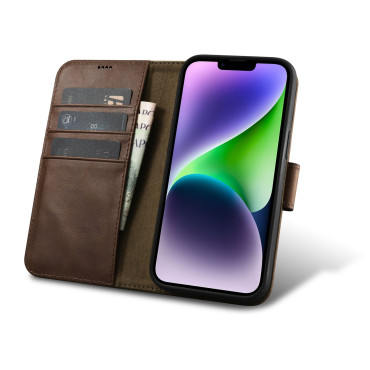 2in1 lederen case cover met...