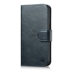 2in1 Case usnjeni pokrov z iPhone 14 Pro Max Anti-RFID olje Wax denarnice