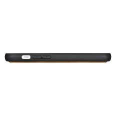 2in1 usnjeni pokrov z iPhone 14 Pro Max Anti-RFID olje voska denarna luska-rjava