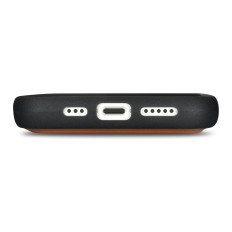 2in1 Case Ādas segums ar iPhone 14 Anti-RFID maku korpusu brūns