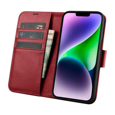 2in1 lederen case cover met...