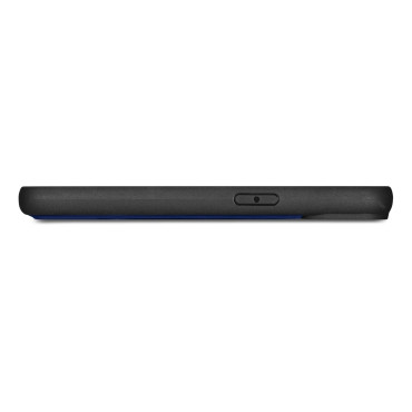 2in1 Ādas korpusa vāks ar iPhone Flap 14 Anti-RFID maku korpusu zilā krāsā