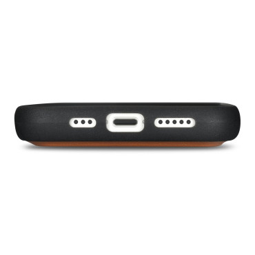 2In1 Case Läderhölje med iPhone 14 Pro Anti-RFID plånboksväska brun