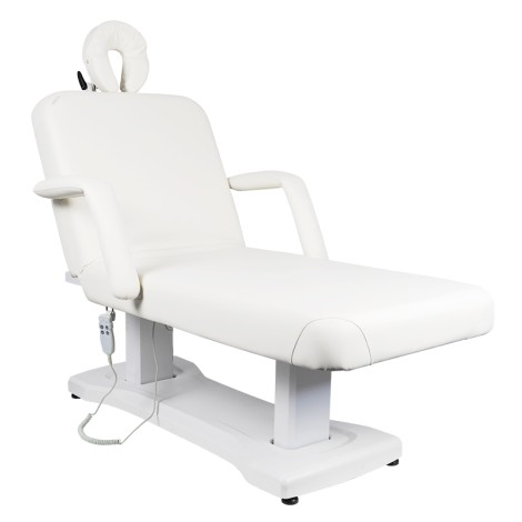 Elektrisch massagelaken Azzurro 819a 3 motoren Wit — zijaanzicht