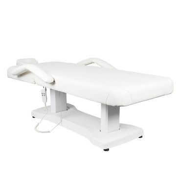 Table de massage électrique Azzurro 819a 3 moteurs Blanche — vue latérale