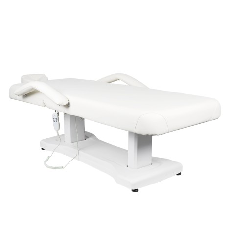 Table de massage électrique Azzurro 819a 3 moteurs Blanche — vue latérale