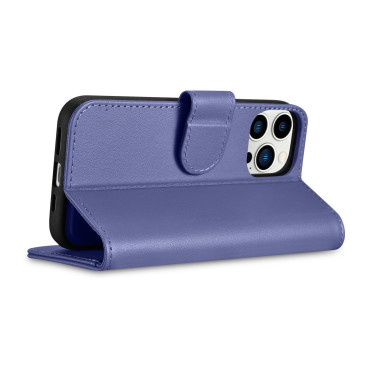 2N1 CASE Kožený kryt s iPhone 14 Pro Anti-RFID Wallet Svetlo
