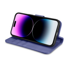 2N1 CASE Kožený kryt s iPhone 14 Pro Anti-RFID Wallet Svetlo