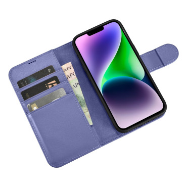 2in1 usnjeni pokrov z iPhone 14 plus anti-RFID denarnice