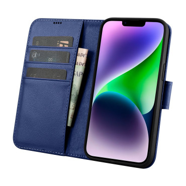 2in1 lederen case cover met...