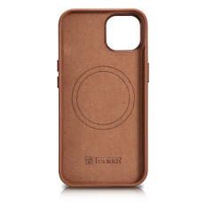 Puzdro z prírodnej kože pre iPhone 14 plus magsafe prípade kožené
