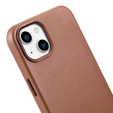 Puzdro z prírodnej kože pre iPhone 14 plus magsafe prípade kožené