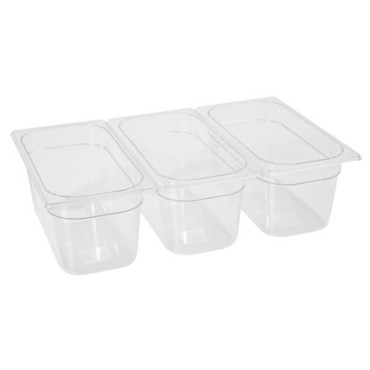 Recipiente GN transparente de policarbonato GN 1/3 altura 65 mm - Hendi 861530