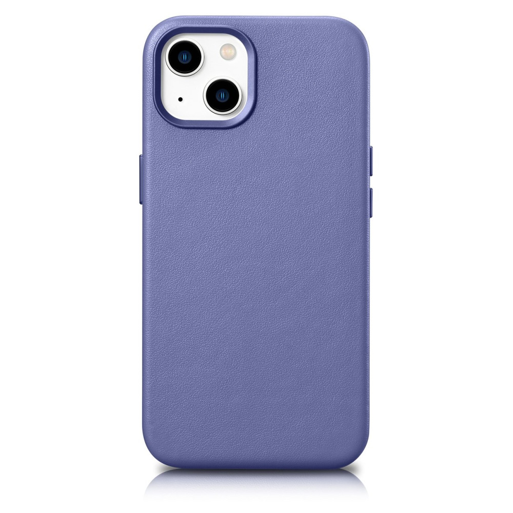 Naturāla ādas korpusa gadījumā iPhone 14 plus MagSafe ādas apgaismojums